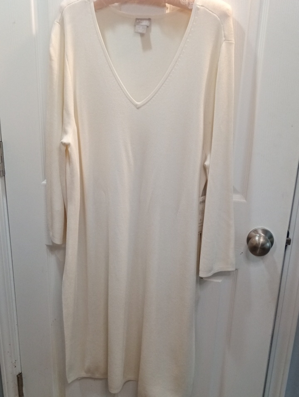 CHICO'S KNIT RAYON DRESS - Picture 5 of 8